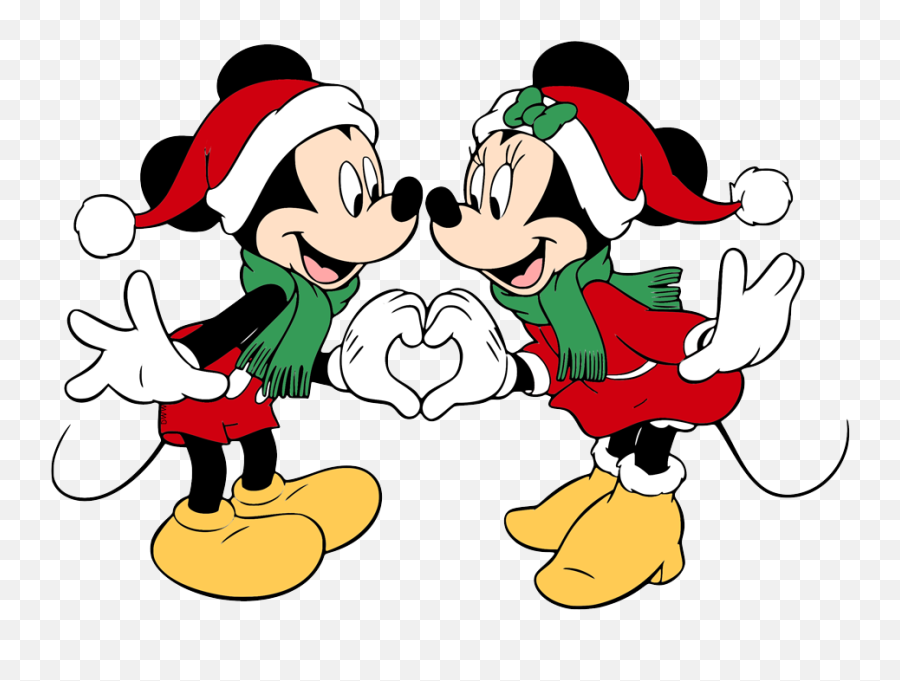 Mickey Mouse Christmas Clip Art Disney Galore - Mickey And Minnie Christmas Png,Baby Minnie Mouse Png