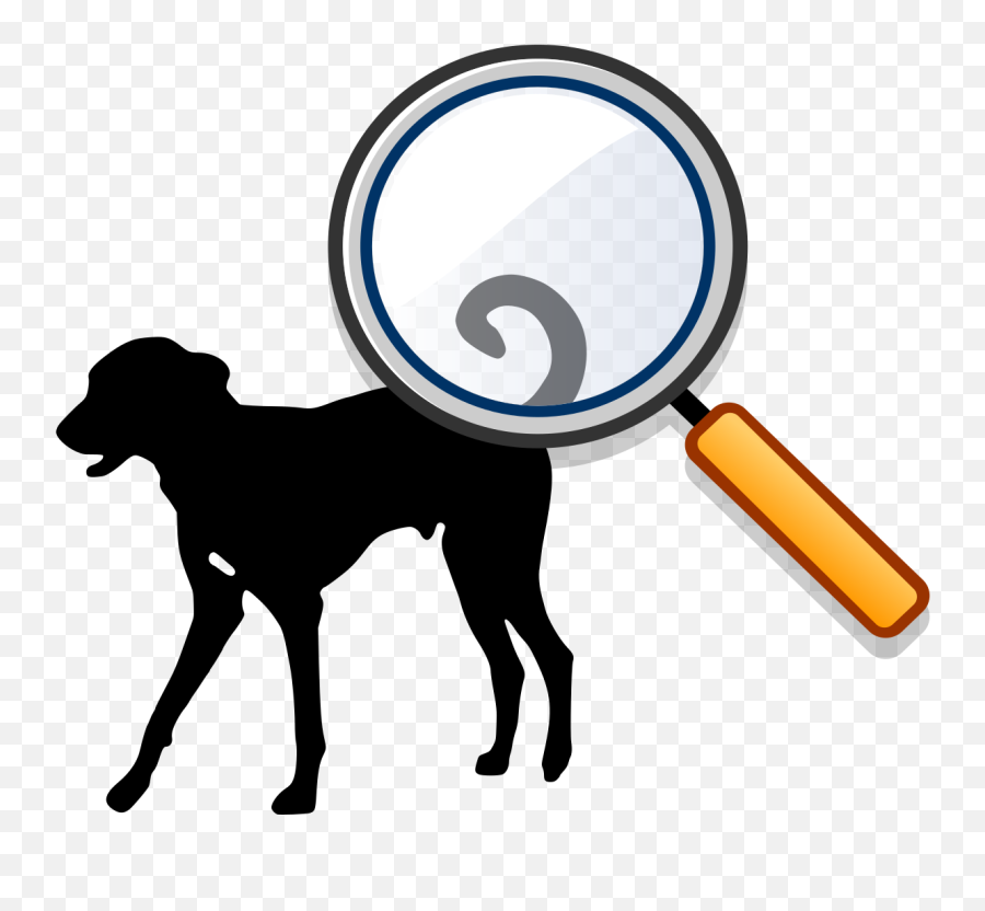 Tricolor Francês - Dog Silhouette Transparent Cartoon Clip Art Free Magnifying Glass Png,Dog Silhouette Png