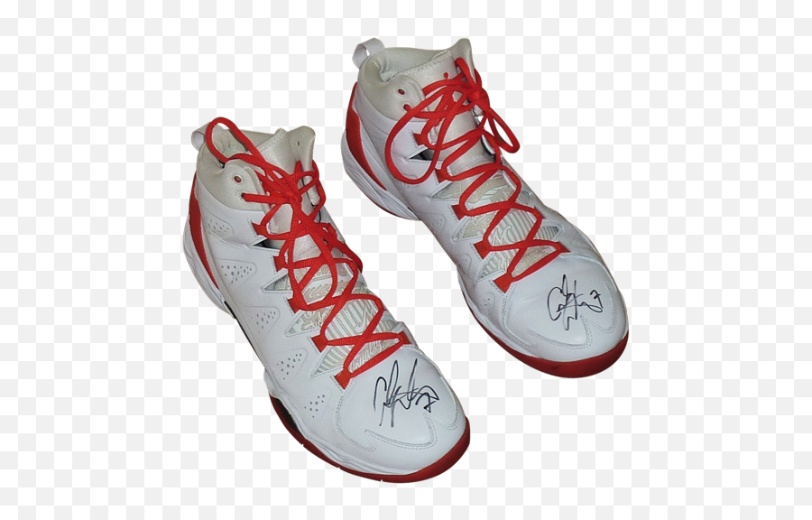 Carmelo Anthony Autographed Pair Of Nike Melo 10 Game Worn Shoes U2013 Jsa Full Letter Png