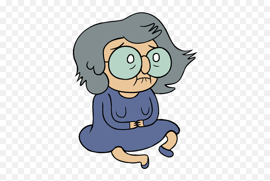 Free Old Lady Png Download Clip Art - Sad Old Lady Cartoon,Old Photo Png
