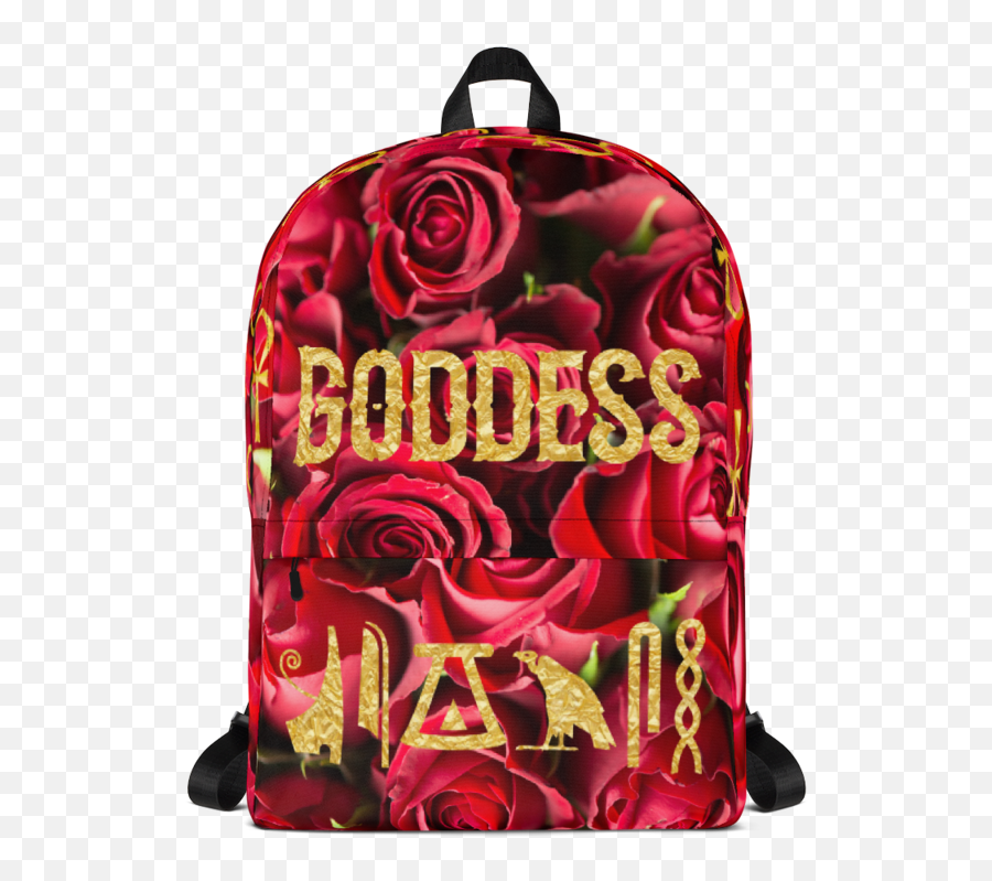 Negash Rose Goddess Backpack - Red Backpack Mockup Png,Bookbag Png
