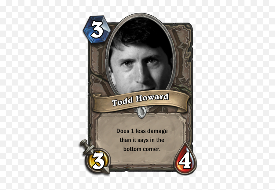 Todd Howard Hearthstone Card - Skyrim Todd Howard Meme Png,Todd Howard Png