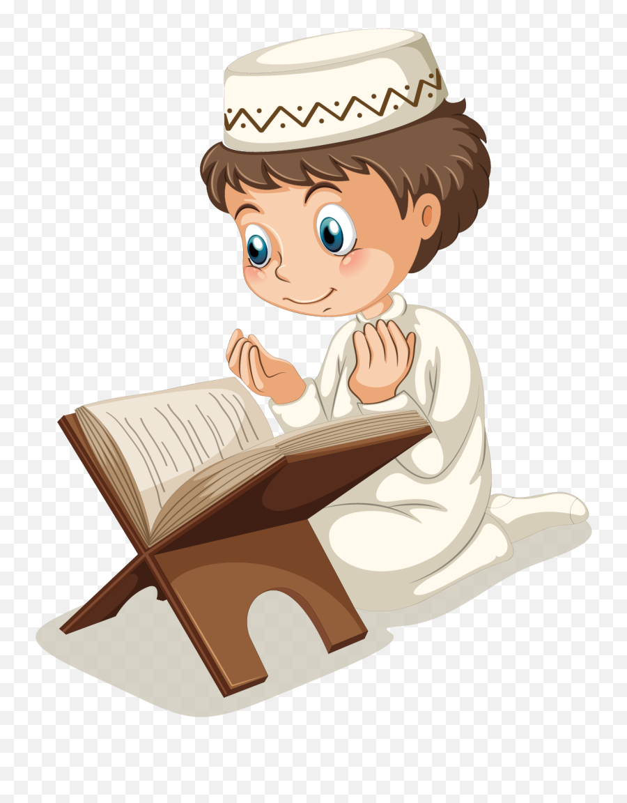 Reading Islam Free Download Png - Muslim Boy Clipart,Muslim Png