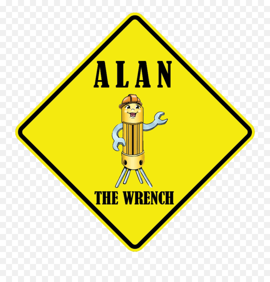 Alan The Wrench Sticker Png Logo