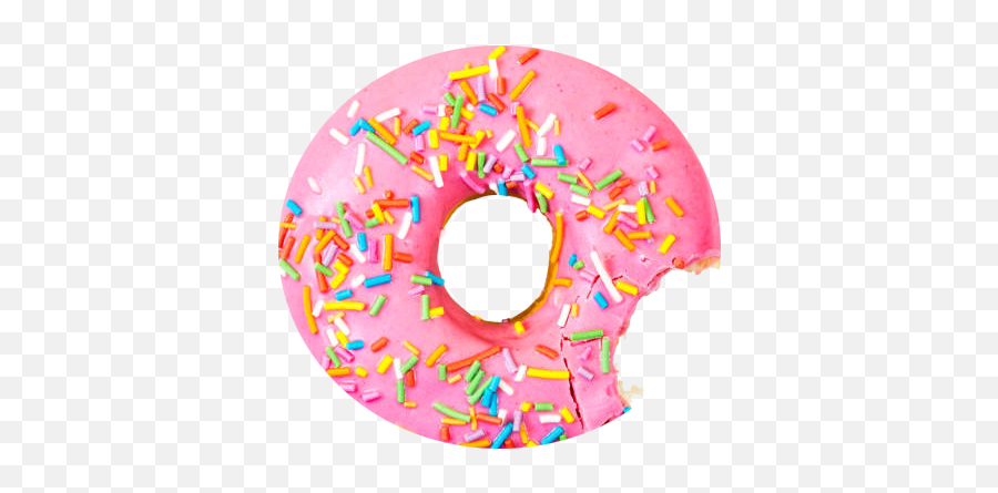 Donut With Bite Png Transparent - Donut With Bite,Bite Png