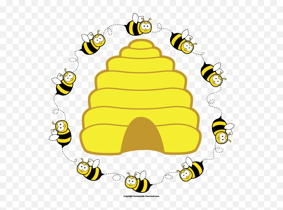 Beehive - Bumble Bee Hive Clipart Png,Bee Clipart Png