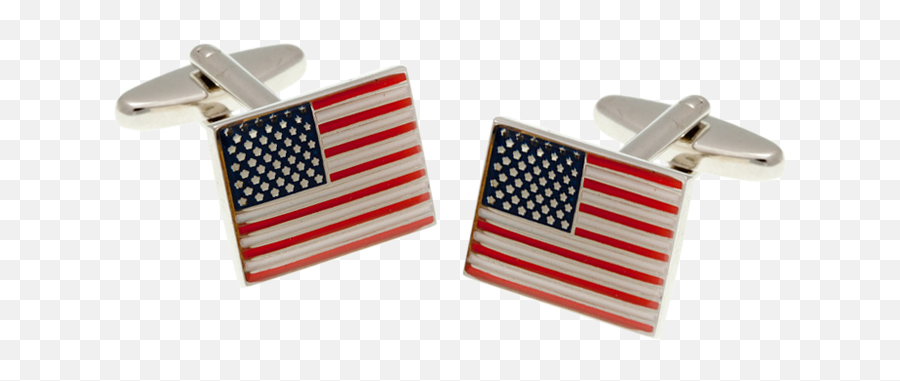 Elizabeth Parker American Flag Cufflinks - Flag Of The United States Png,Usa Flag Transparent