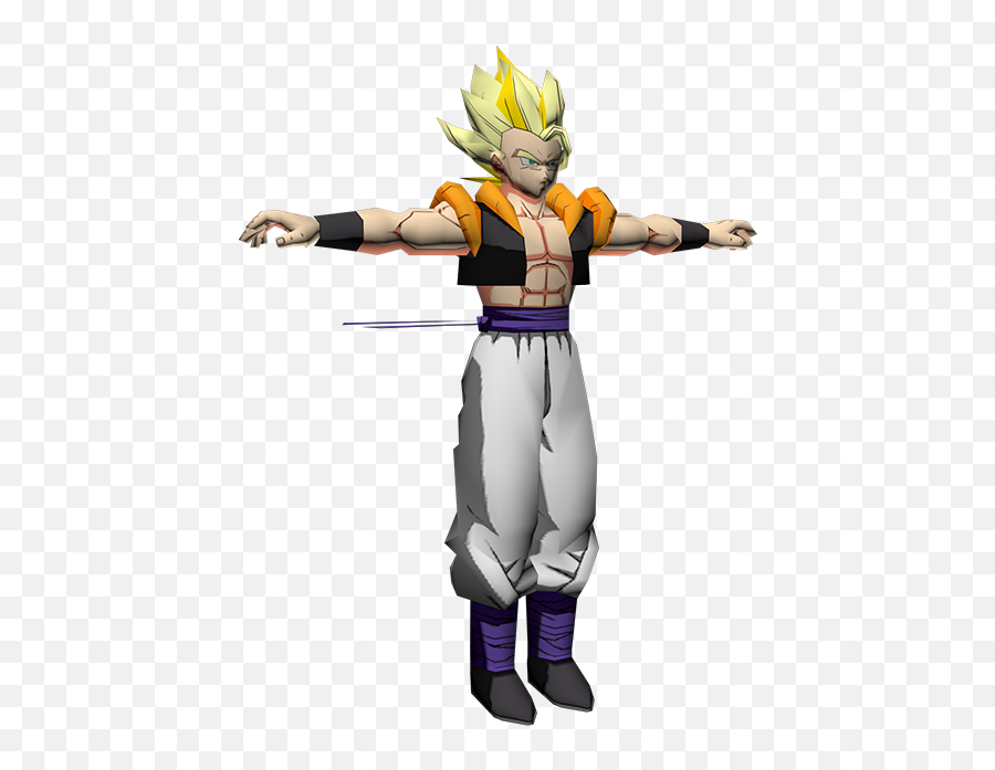 Psp - Dragon Ball Z Shin Budokai Another Road Gogeta Action Figure Png,Gogeta Png