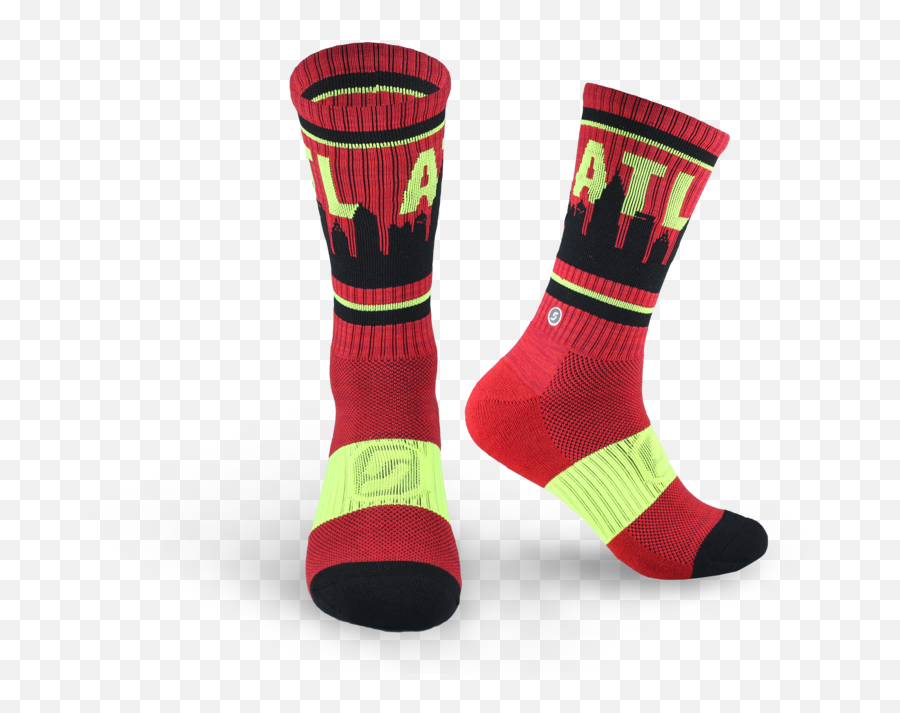 Atl Red - Sock Png,Atlanta Hawks Png