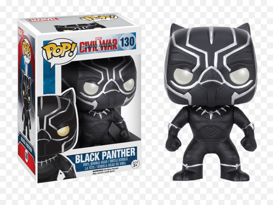 Download 130 Black Panther - Pop Marvel Black Panther Funko Pop Marvel Black Panther Png,Marvel Black Panther Png