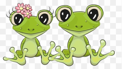 Frog Lithobates Clamitans - Animal In Love Cartoon png