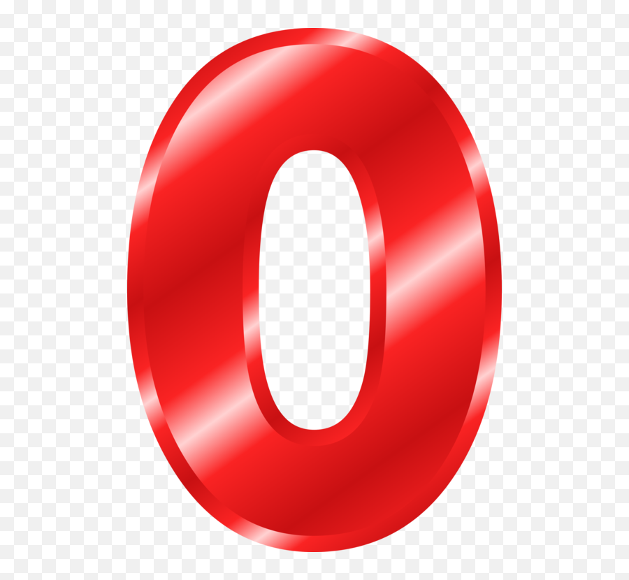 Download Free Png Number Zero Photo - 0 Number Red,Zero Png