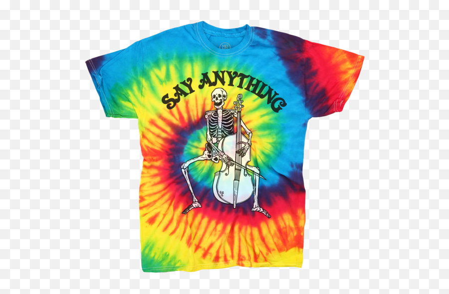 Tie Dye Shirt Png Transparent Image - Tie Dye Skeleton Shirt,Tie Dye Png