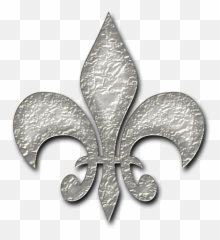 Fleur De Lys Silver - Emblem Png,Fleur De Lis Png