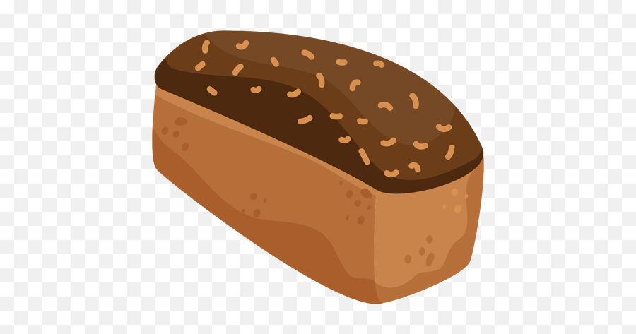 Bread Loaf Cream Flat - Loaf Of Bread Vector Png,Loaf Of Bread Png
