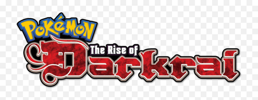 Rise Of Darkrai - Pokemon Rise Of Darkrai Logo Png,Darkrai Png