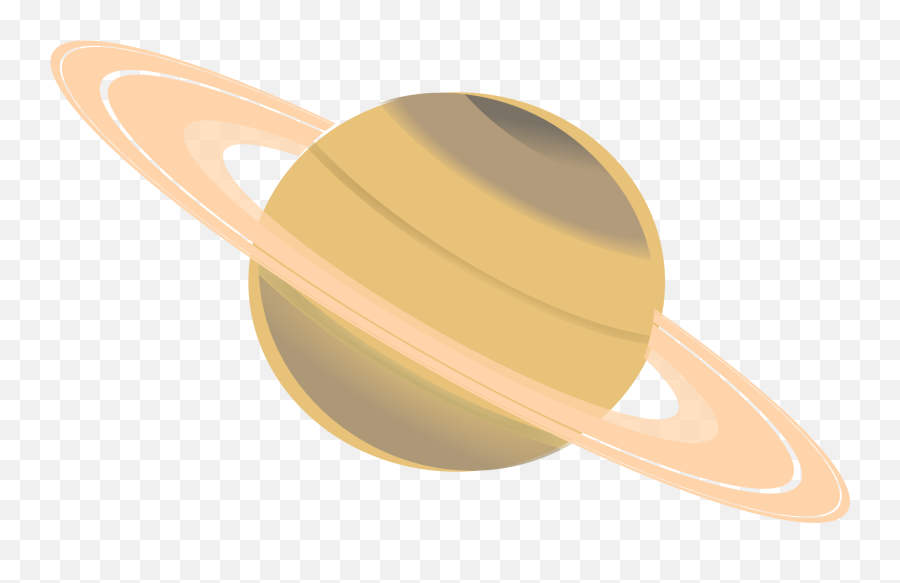 Big Saturn Planet Drawing - Gambar Planet Saturnus Kartun Png,Rings Of Saturn Logo