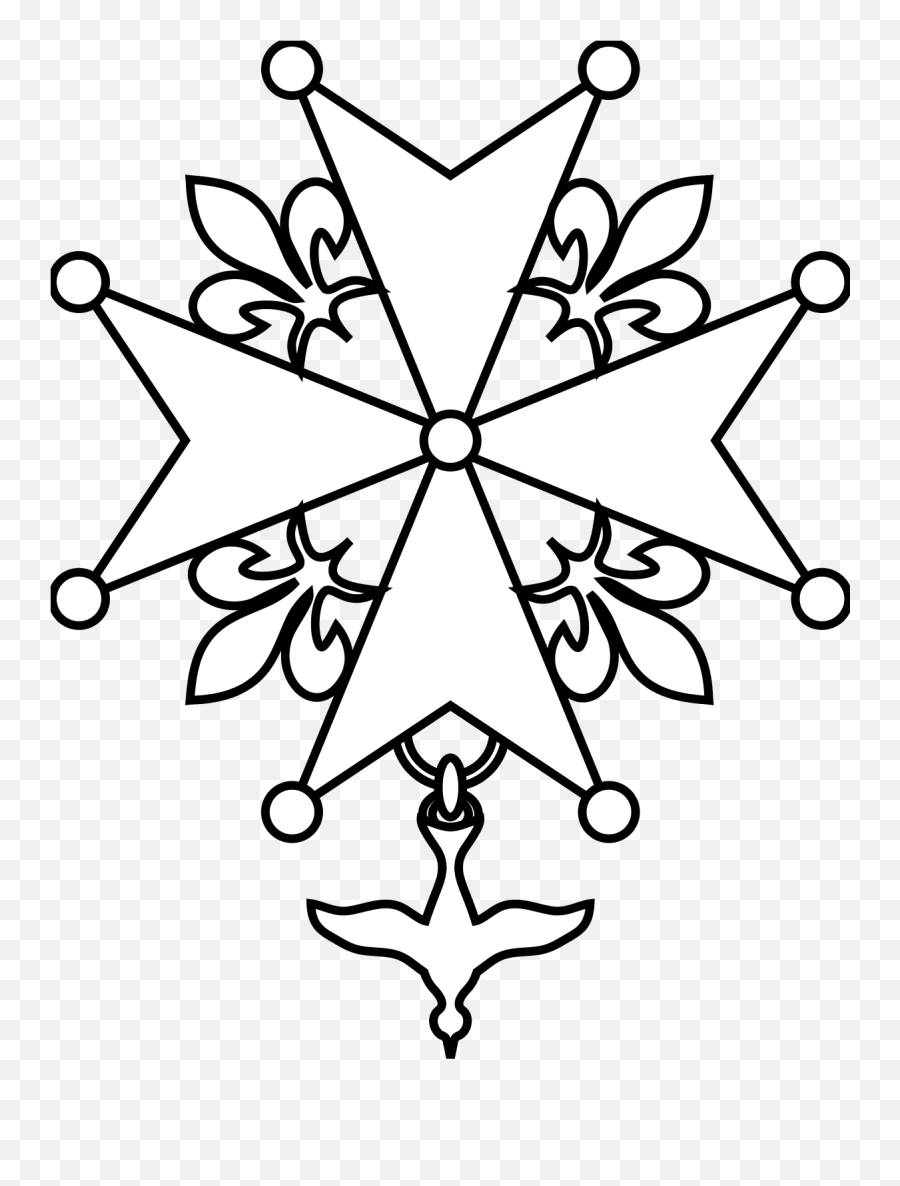 Download Huguenot Cross Png Image With No Background - Huguenot Cross,Cross Outline Png