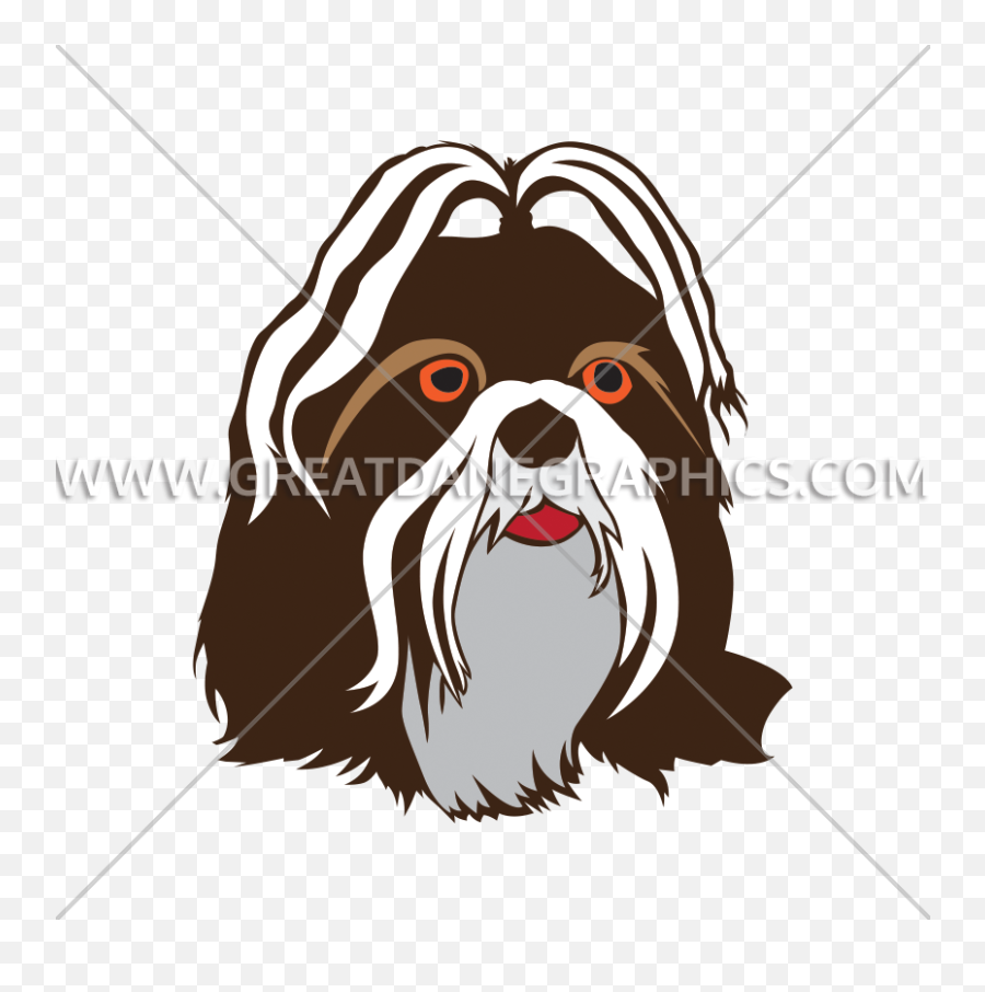 Shih Tzu Production Ready Artwork For T - Shirt Printing Shih Tzu Png,Shih Tzu Png