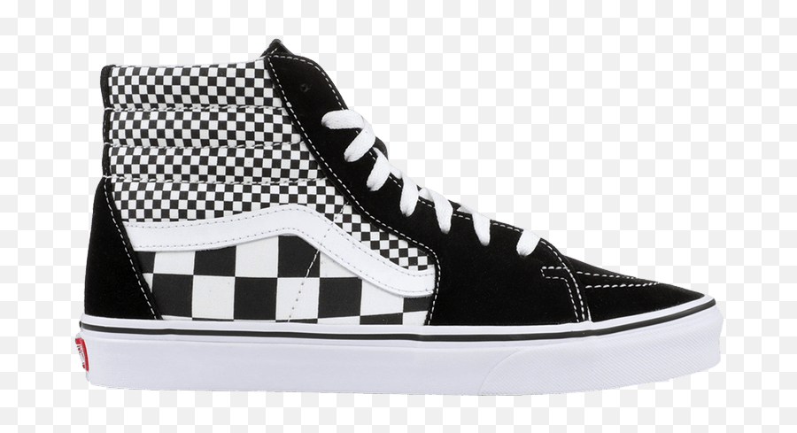 Get - Black Checkered Vans High Top Off 65 Getting Free Foot Locker Shoes Vans Png,White Vans Png