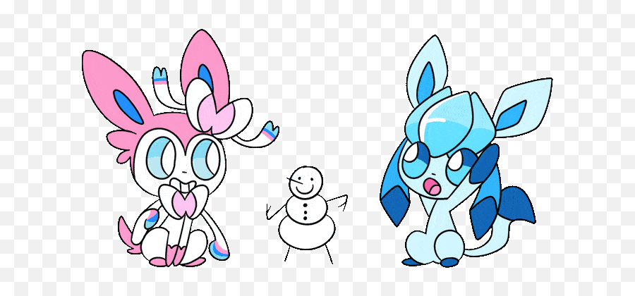 Snowman Dance Eevee Know Your Meme - Dot Png,Glaceon Transparent