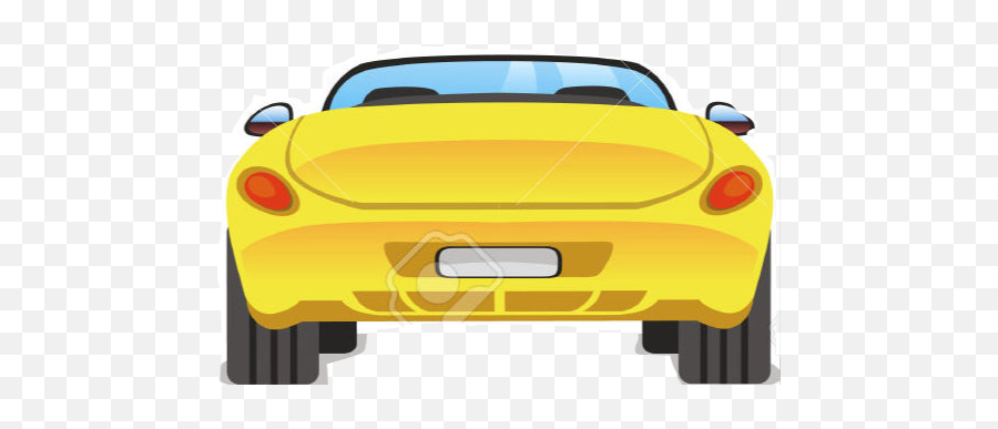 Download Free Back Of Car Clipart - Cartoon Car Back Png Png Cartoon Car Back View Png,Back Of Car Png