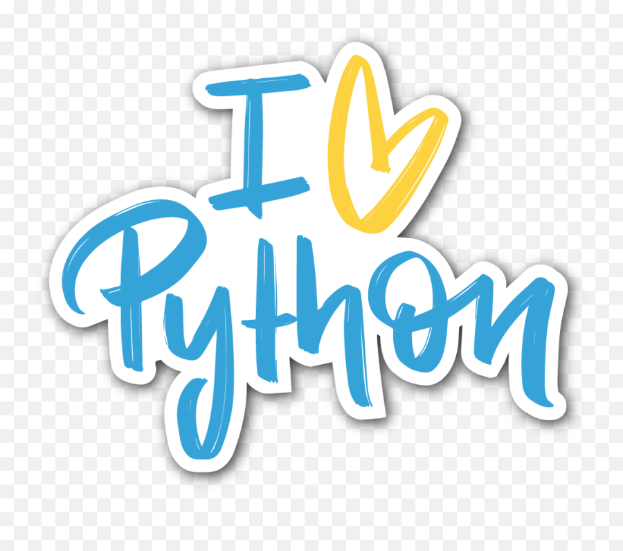 I Love Sticker - Strandcafe Utkiek Png,Python Png