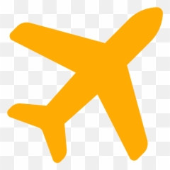 Coral Hotels U2013 Flights - Orange Plane Icon Png