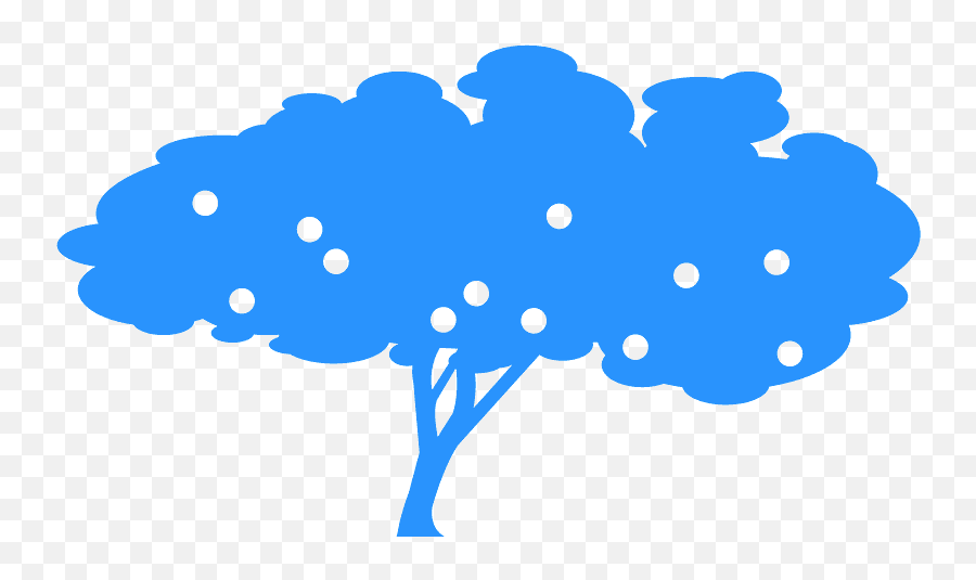 Apple Tree Silhouette - Free Vector Silhouettes Creazilla Dot Png,Tree Icon Vector Free