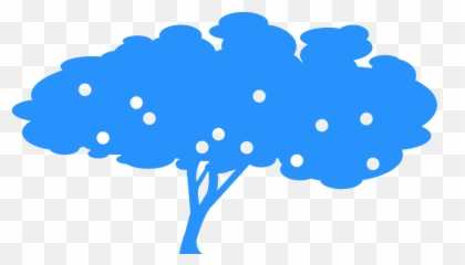 Apple Tree Silhouette - Free Vector Silhouettes Creazilla Dot png