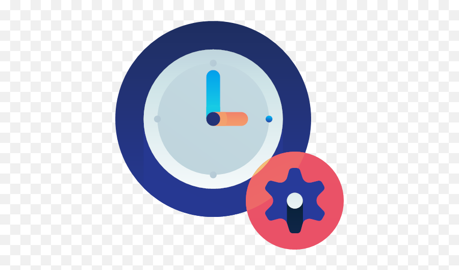 Time Timer Alarm Settings Preferences Icon - Freebie Png,Flat Clock Icon