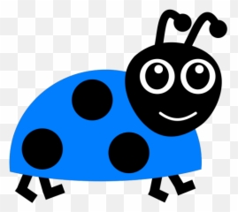 Blue Ladybug Png Svg Clip Art For Web - Download Art Cartoon Ladybird Clipart