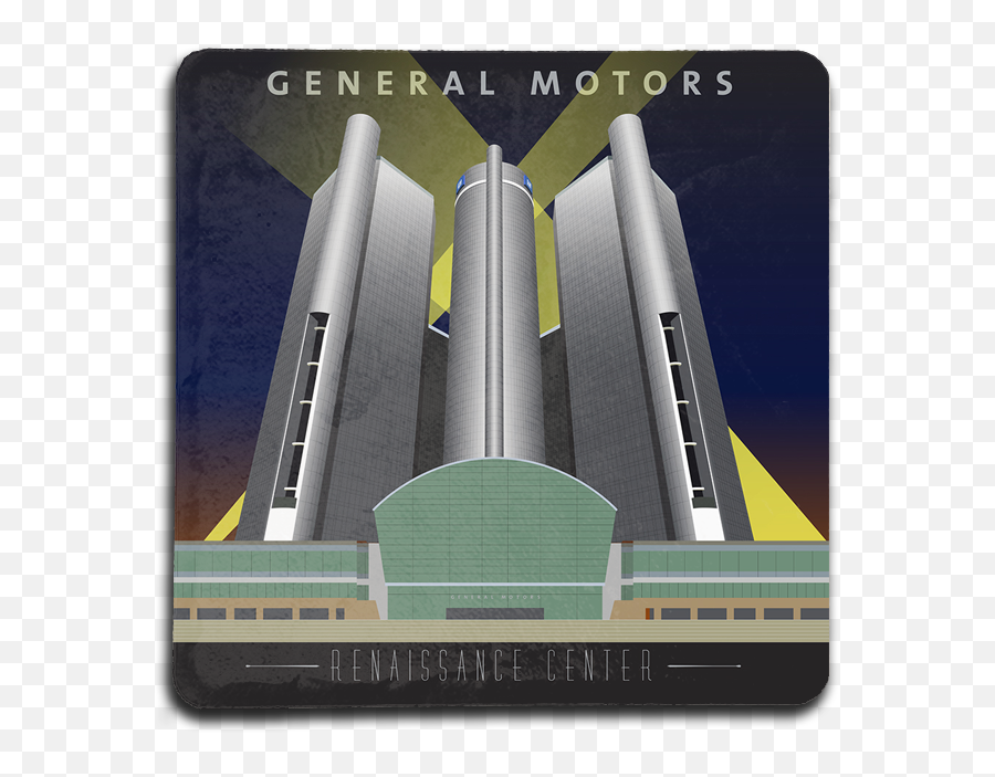 Gm Ren Cen Coaster - Vertical Png,Etika Desmond Icon