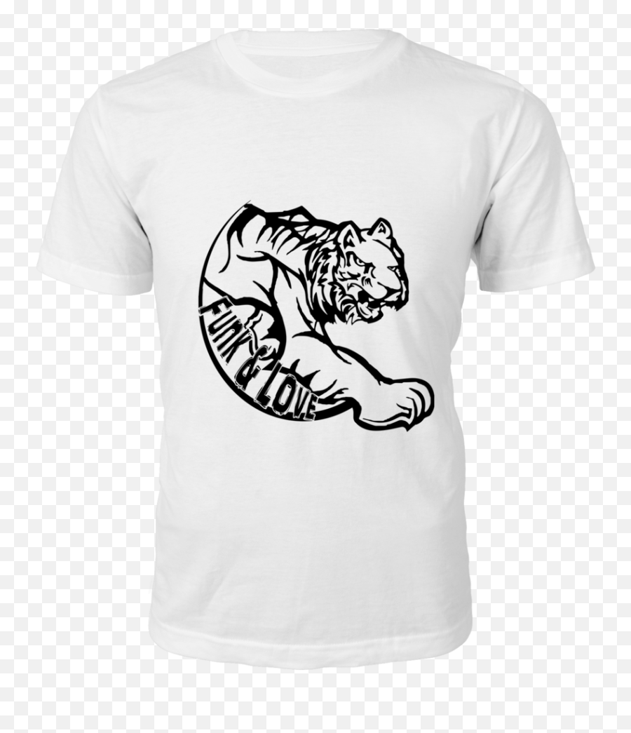 Download Fu0026l Tiger Icon T - Shirt Joker Brand T Shirt Design Short Sleeve Png,Be An Icon T Shirt