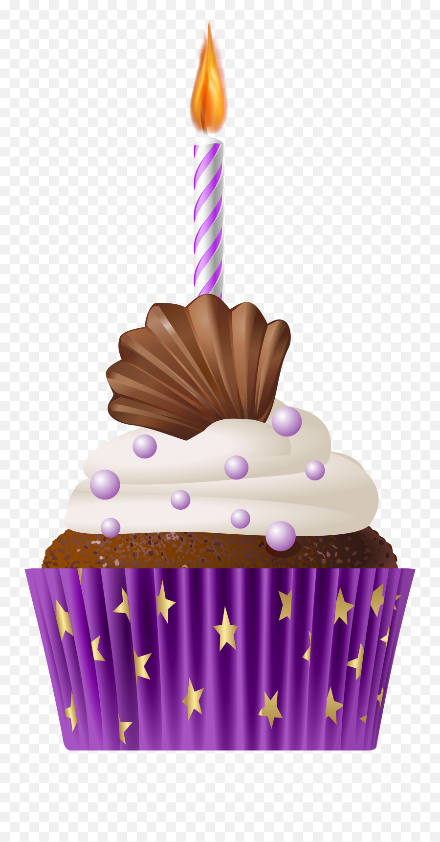 Birthday Cake Clipart With No Candles - Cupcake Png,Cake Clipart Png