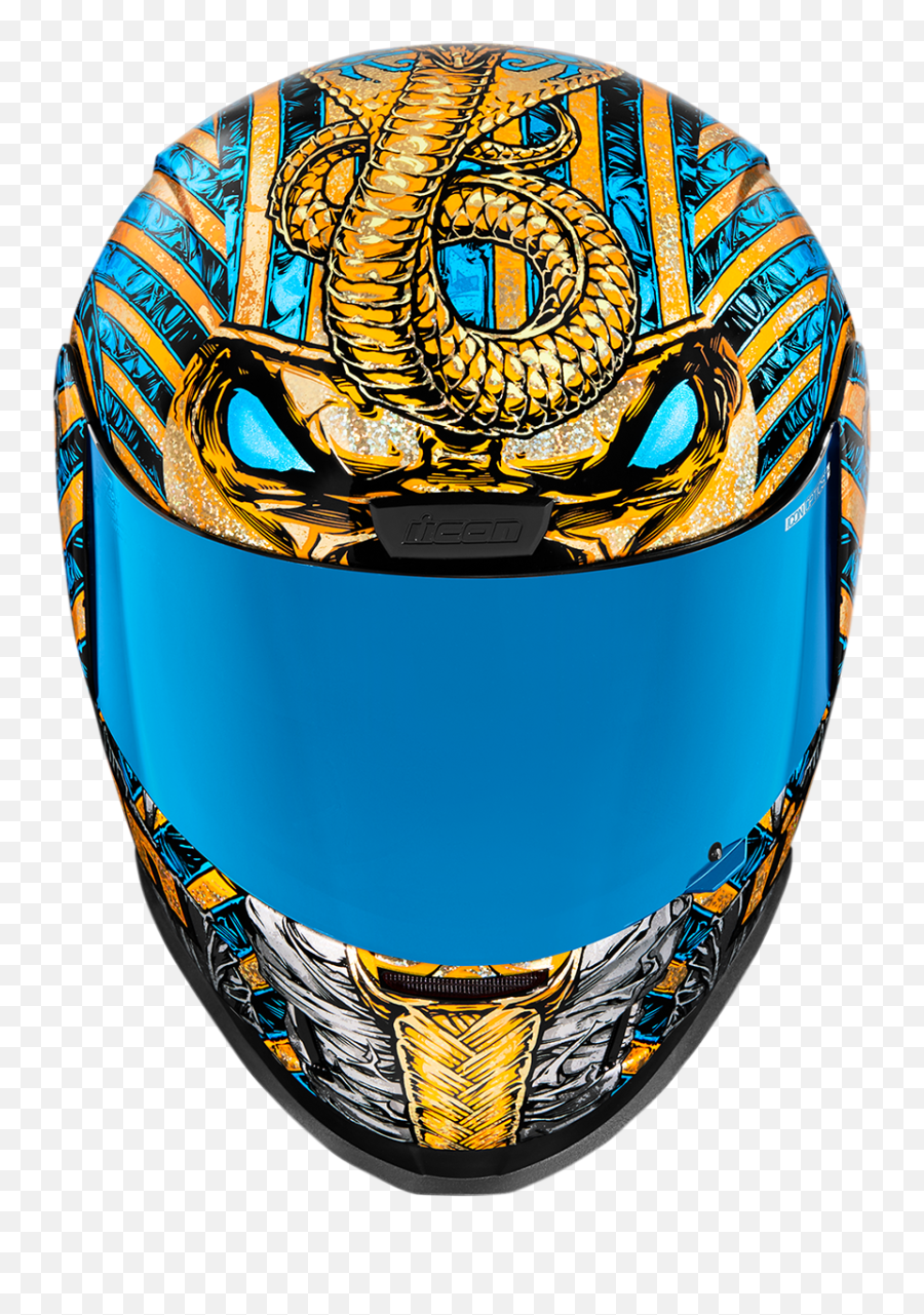 Icon Airform Pharaoh Motorcycle Riding Street Racing Fullface Unisex Helmet Jtu0027s Cycles - Icon Pharaoh Helmet Png,Icon Colorfuly Helmet