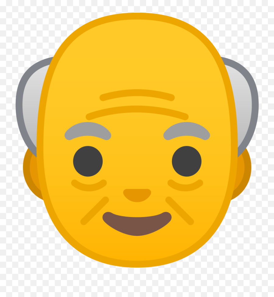 Old Man Icon - Old Woman Emoji Clipart Full Size Clipart Google Old Man Emoji Png,Woman Face Icon