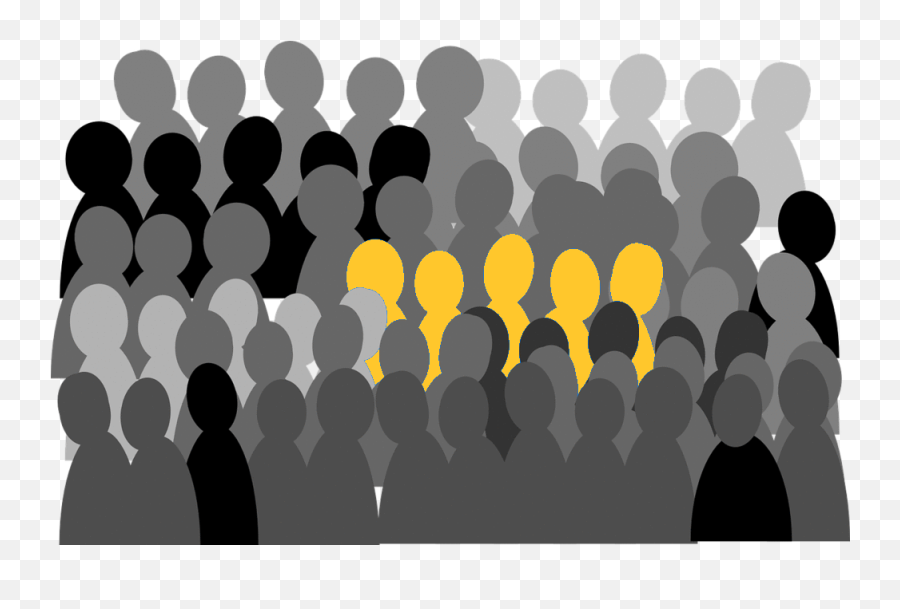 Download Hd Much Like Similar Audiences Targeting - Crowd Of People Transparent Background Png,Audience Png