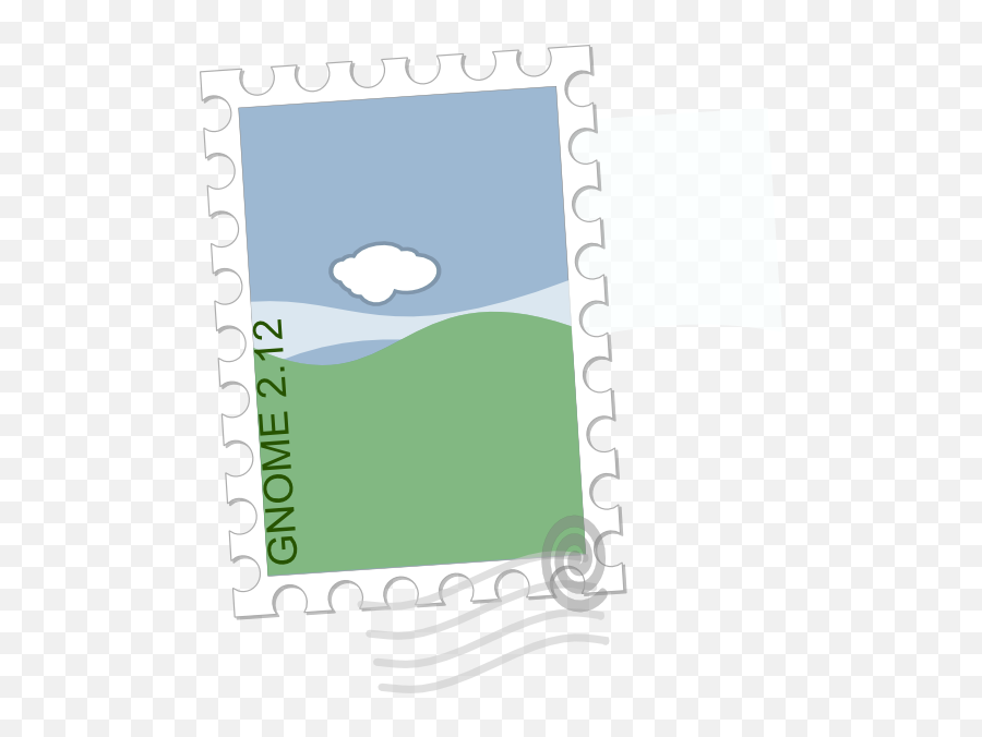 Franked Postage Stamp Clip Art - Vector Clip Paper Png,Postage Stamp Png