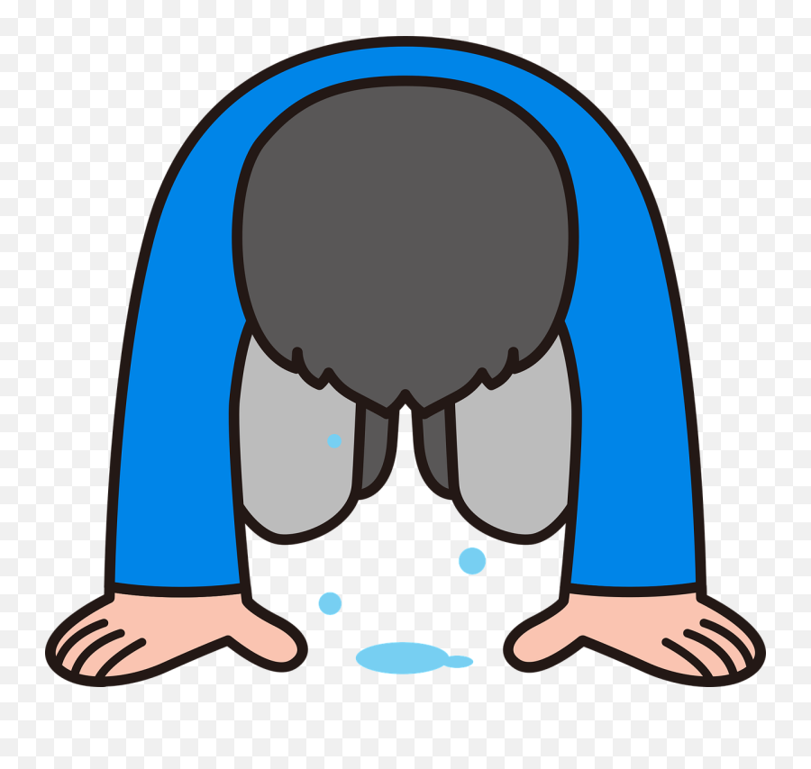 Cry Tears Drop - Crying Man Cartoon Png,Cry Png