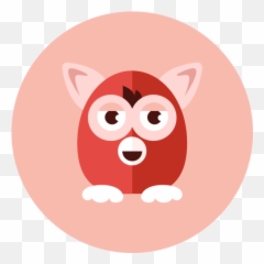 Furby Free Icon Of Kameleon Red Round - Cartoon Png,Furby Png