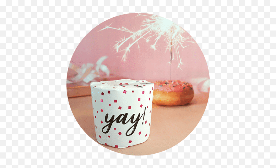 Wrapped Candle Yay Wunderoom - Cake Png,Yay Png