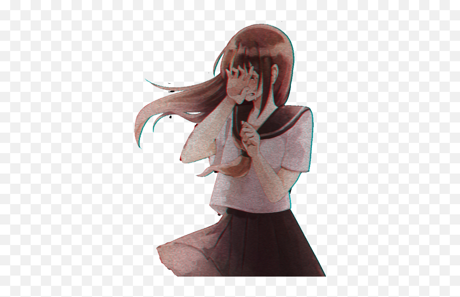 Sad Png Free Download - Sad Anime Girl Transparent Background,Sad Girl Png