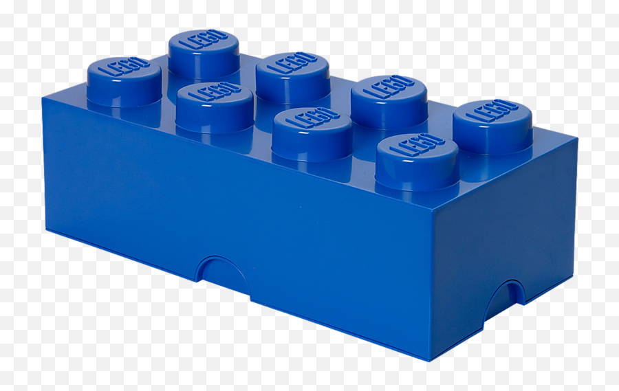 Lego Storage Brick 8 - Blue Kiddiwinks Online Lego Shop Png,Lego Block Png