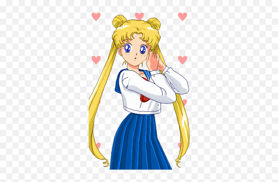Sailor Moon Usagi Tsukino Gif Art Luna - Sailor Moon Gif Transparent Png,Sailor Moon Transparent