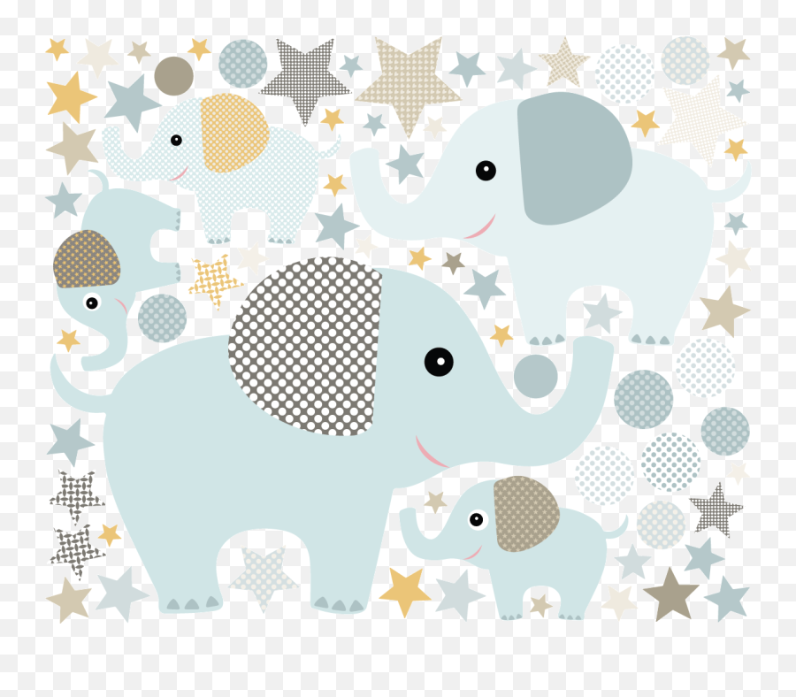 Httpswwwambiance - Stickercomenwalldecalselephant Indian Elephant Png,Elephants Png