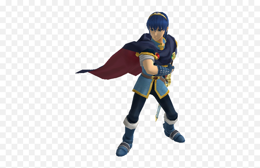 Download Marth Render - Figurine Full Size Png Image Pngkit Action Figure,Marth Png