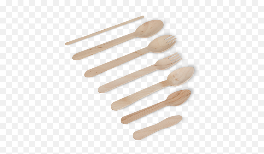 Non Paper - Based Packaging Wooden Cutlery Bizongo Fork Png,Plastic Spoon Png