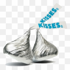 Download Hd Kiss Clipart Candy Kisses - 2 Hershey Kisses Hershey Kisses Clip Art Png,Kisses Png