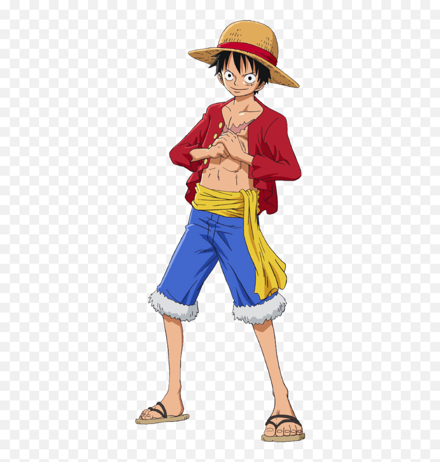One Piece Straw Hat Monkey D Luffy Characters - Tv Tropes Monkey D Luffy Full Body Png,Luffy Png